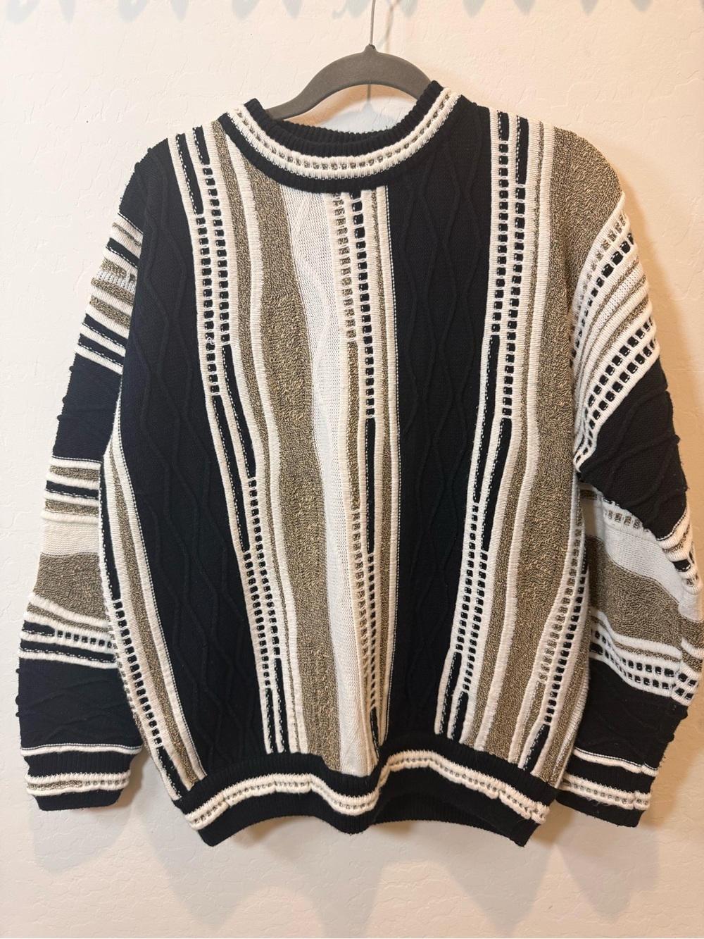 Vintage 90s Alan Stuart Vintage Striped Knit Sweater